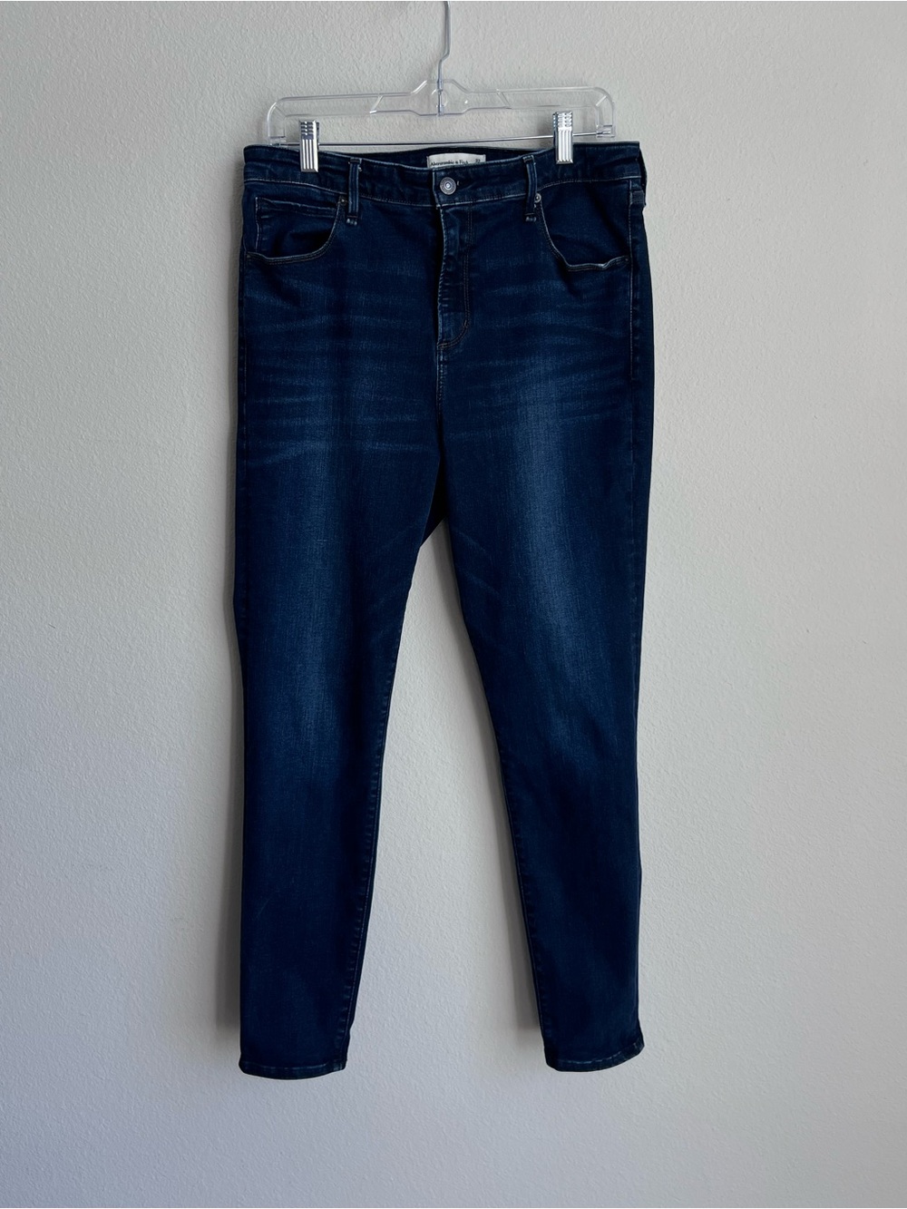 Abercrombie & Fitch Dark Indigo Skinny Jeans Size 14/32